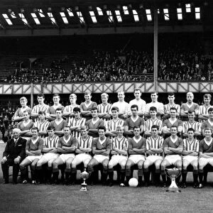 Rangers FC Team Line-up at Ibrox Stadium August 1965. Back row