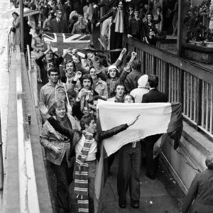Rangers Fans in Birmingham 1976 Print Rangers Fans in Birmingham 1976 Print