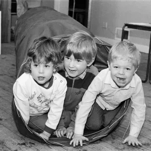 Raring to go! Youngsters Kathryn Wigley, John Steel and James Gledhill get to grips with Raring to go! Youngsters Kathryn Wigley, John Steel and James Gledhill get to grips with