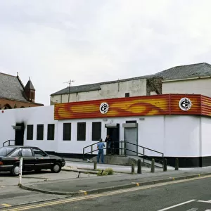 The Rave Club in Sunderland, which has been gutted by fire. Tyne and Wear. 20th July 1992