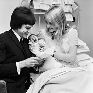 Ray Davis Lead singer of the Kinks, May 1965 with his wife Rosa