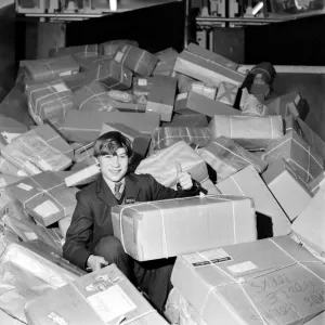 Ray Ward at London's West End Central Post Office, December 1969