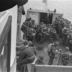 Re-enforcements arriving off the Normandy coast 10 days after the D-Day landings 16th