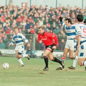 FA Cup 1996 Print: Reading vs Manchester United at Elm Park