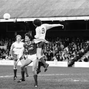 Reading 1-3 Arsenal, FA Cup third round match at Elm Park, Saturday 10th January 1987