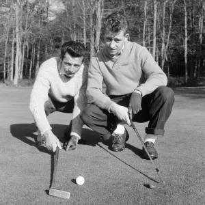 Reading FC 1959 / 60. Football Players. 11th November 1959. Playing Golf Reading FC 1959 / 60. Football Players. 11th November 1959. Playing Golf