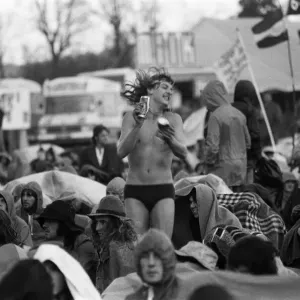 Le festival de Reading organisé à Little Johns Farm. 28 août 1976.