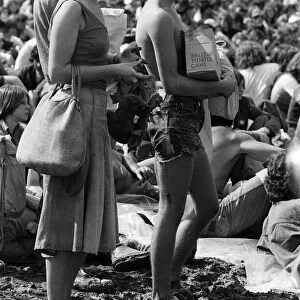 Reading Festival held at Little Johns Farm. 26th August 1977