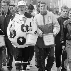 Reading Football Club Players Charity Walk, Nationwide Football Against MS, Oxford Road Reading Football Club Players Charity Walk, Nationwide Football Against MS, Oxford Road