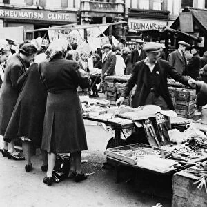 Reading market just prior to the out-break of World War Two. Circa August 1939