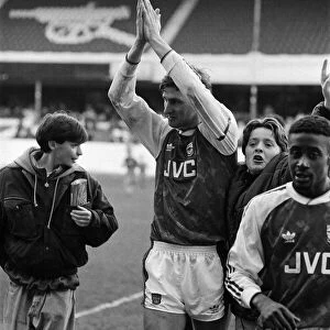 Reading Reserves v Arsenal Reserves held at Highbury. Tony Adams. 16th February 1991