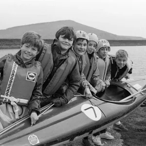 Ready to Launch: Huddersfield Scouts Canoeing Print 1986 Ready to Launch: Huddersfield Scouts Canoeing Print 1986