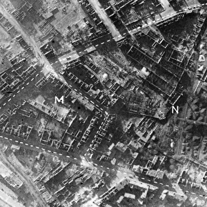 Reconnaissance photographs of Kassel after an R. A. F. attack on the night of 22 / 23 October