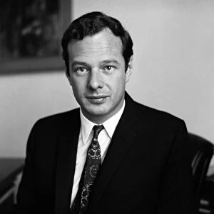 Record producer aNd Beatles manager Brian Epstein at a press conference after the Beatles