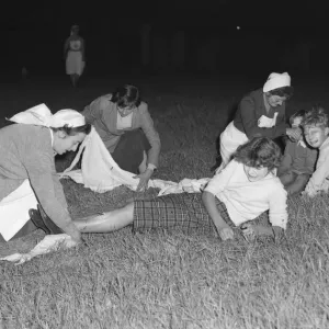 Red Cross recruiting campaign on the Arbury Estate, Cambridge. September 1959 Red Cross recruiting campaign on the Arbury Estate, Cambridge. September 1959
