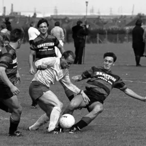 Red Rose 3-3 Billingham Constitutional, Teesborough League match at Prissick Base