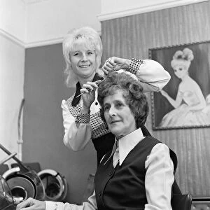 Redcar Hairdressers, North Yorkshire, England, Circa 1975