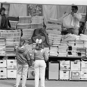Redcar Market, 9th May 1987 Redcar Market, 9th May 1987