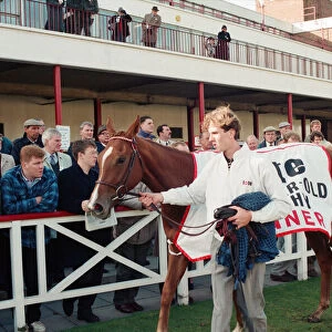 Redcar Races, The Tote Two Year Old Trophy at Redcar, North Yorkshire. 14th October 1993