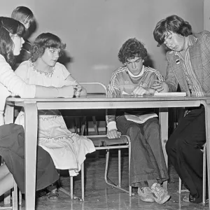 Redcar School Drama Club Print, Teesside, Circa 1978