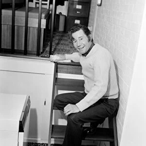 Reg Varney, actor, pictured at home, 20th August 1971. Reg is a DIY enthusiast