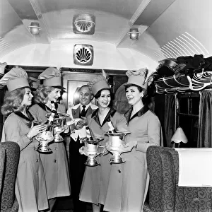 The Regency Belle train leaving London Victoria for Brighton