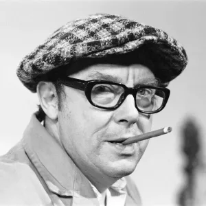 Rehearsing Morecambe & Wise Christmas Show, 18th December 1973. Eric Morecambe
