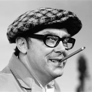 Rehearsing Morecambe & Wise Christmas Show, 18th December 1973. Eric Morecambe
