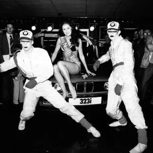 Vivien Stamp at BMW 3-Series Launch Print, March 1983
