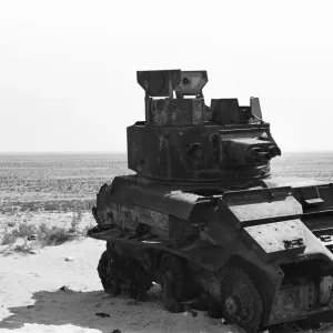 Vickers Mk VIB Light Tank Remains Print Vickers Mk VIB Light Tank Remains Print