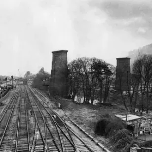Print of Walnut Tree Viaduct remains, Taffs Well, Cardiff