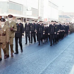 Remembrance Day Parade, Middlesbrough, Sunday 11th November 1990 Remembrance Day Parade, Middlesbrough, Sunday 11th November 1990