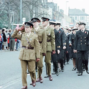 Remembrance Day Parade, Middlesbrough, Sunday 10th November 1991