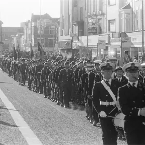 Remembrance Day Parade, Stockton, Sunday 10th November 1985 Remembrance Day Parade, Stockton, Sunday 10th November 1985