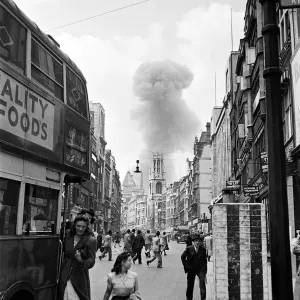 Rescue on Buxton and Underwood St, E1 Print 1944 Rescue on Buxton and Underwood St, E1 Print 1944