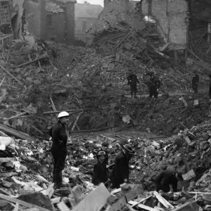 Liverpool Bombing Debris Print