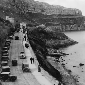 The residents of Llandudno seen enjoying a Easter walk along The residents of Llandudno seen enjoying a Easter walk along