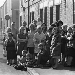 The Residents of Main Street Goldthorpe Print 1971 The Residents of Main Street Goldthorpe Print 1971