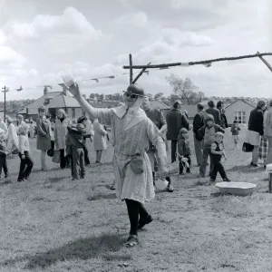 The residents of the West End of Newcastle playing old English games at the Denton Burn The residents of the West End of Newcastle playing old English games at the Denton Burn