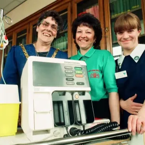 A resuscitation trolley is presented to the North Riding Infirmary A resuscitation trolley is presented to the North Riding Infirmary