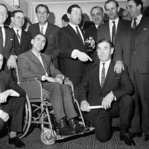 Retired jockey Fred Winter at a luncheon at The Savoy Hotel given by Variety Club of Retired jockey Fred Winter at a luncheon at The Savoy Hotel given by Variety Club of