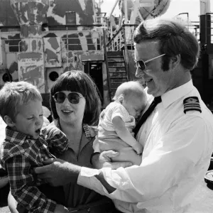 The return of the Europic Ferry from the Falklands War, Southampton
