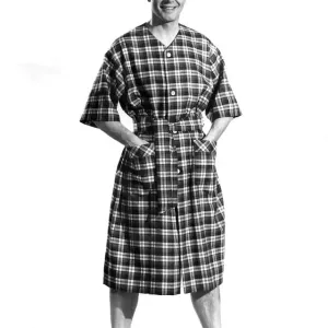 Reveille Fashions: Peter Wright modelling dressing gown. January 1961 P006869