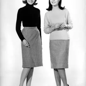 Reveille Fashions: Vivienne Cornwall and Rosemary Bell. February 1965 P006619