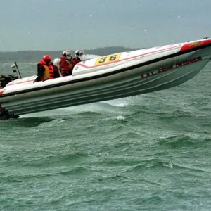 The RHIB speed boat used by Charington. Smugglers in court The RHIB speed boat used by Charington. Smugglers in court