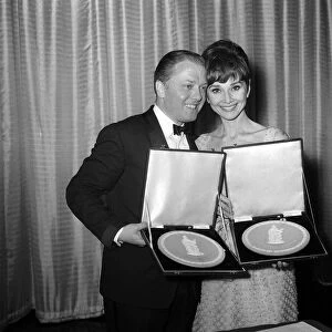 Richard Attenborough March 1965 Actor with Audrey Hepburn Actress at Photocall