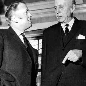 Richard Attenborough and Professor Henry Daysh Print 1970