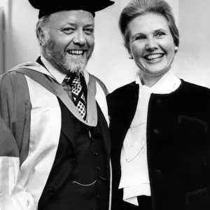 Richard Attenborough and his wife Sheila, after he had been conferred with an Honorory Richard Attenborough and his wife Sheila, after he had been conferred with an Honorory