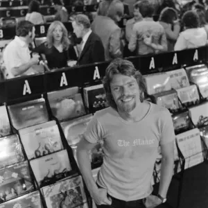 Richard Branson, 28 year old mastermind behind Virgin Music company Richard Branson, 28 year old mastermind behind Virgin Music company
