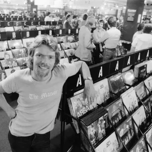 Richard Branson, 28 year old mastermind behind Virgin Music company Richard Branson, 28 year old mastermind behind Virgin Music company